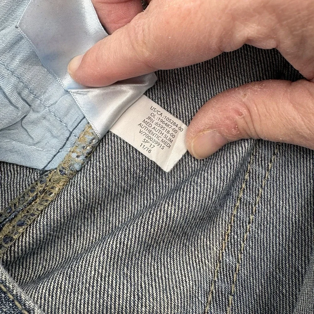 Banana Republic Men's Size 38‎ X 32 Slim Fit Denim Jeans Straight Leg